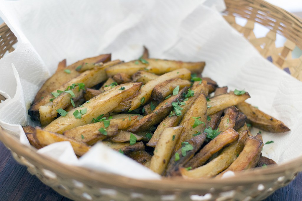 Epic Pale Ale Beer Soaked Fries in a Basket