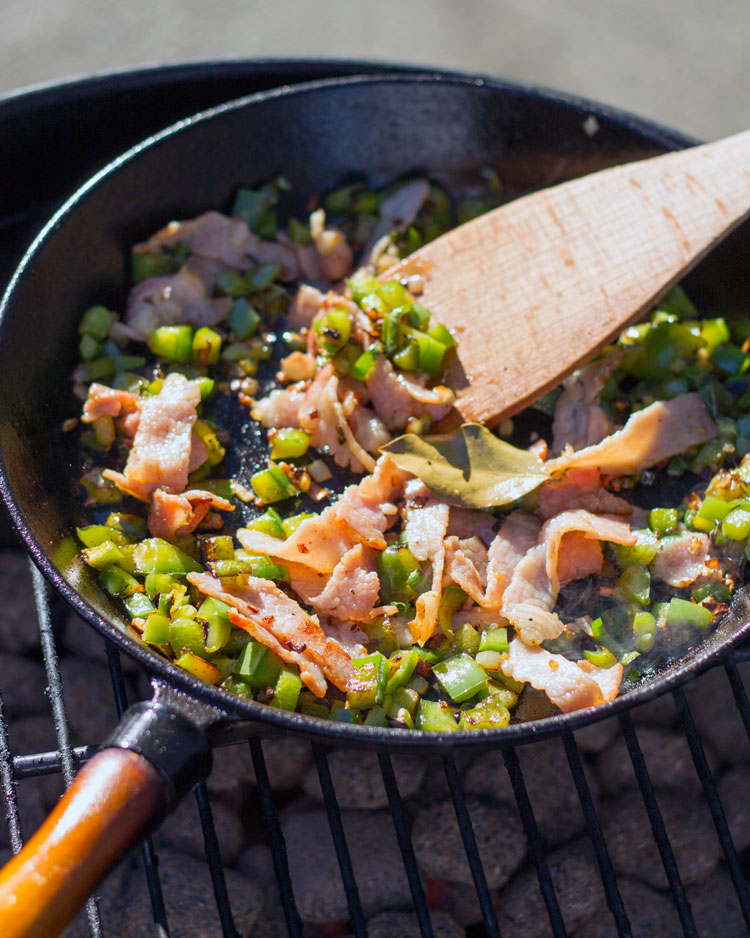 grilling vegetables huevos varacruz