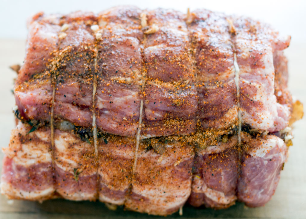 Herb Stuffed Pork Loin Roast