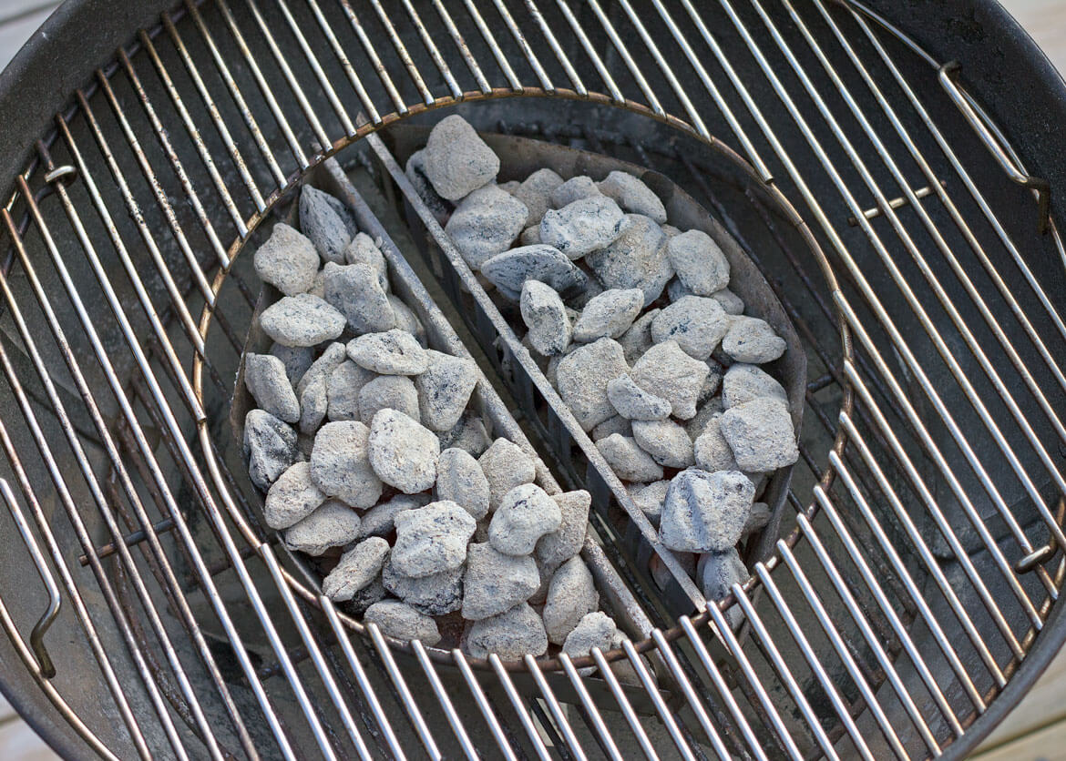 Weber Grill with Charcoal Baskets