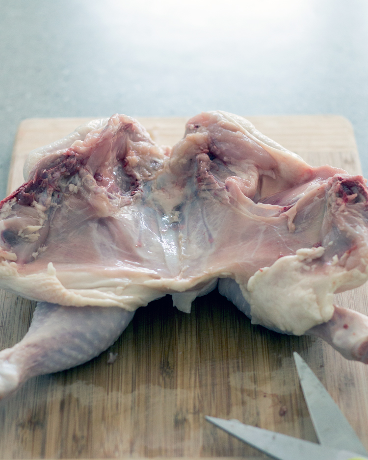 Flattened Spatchcock Chicken